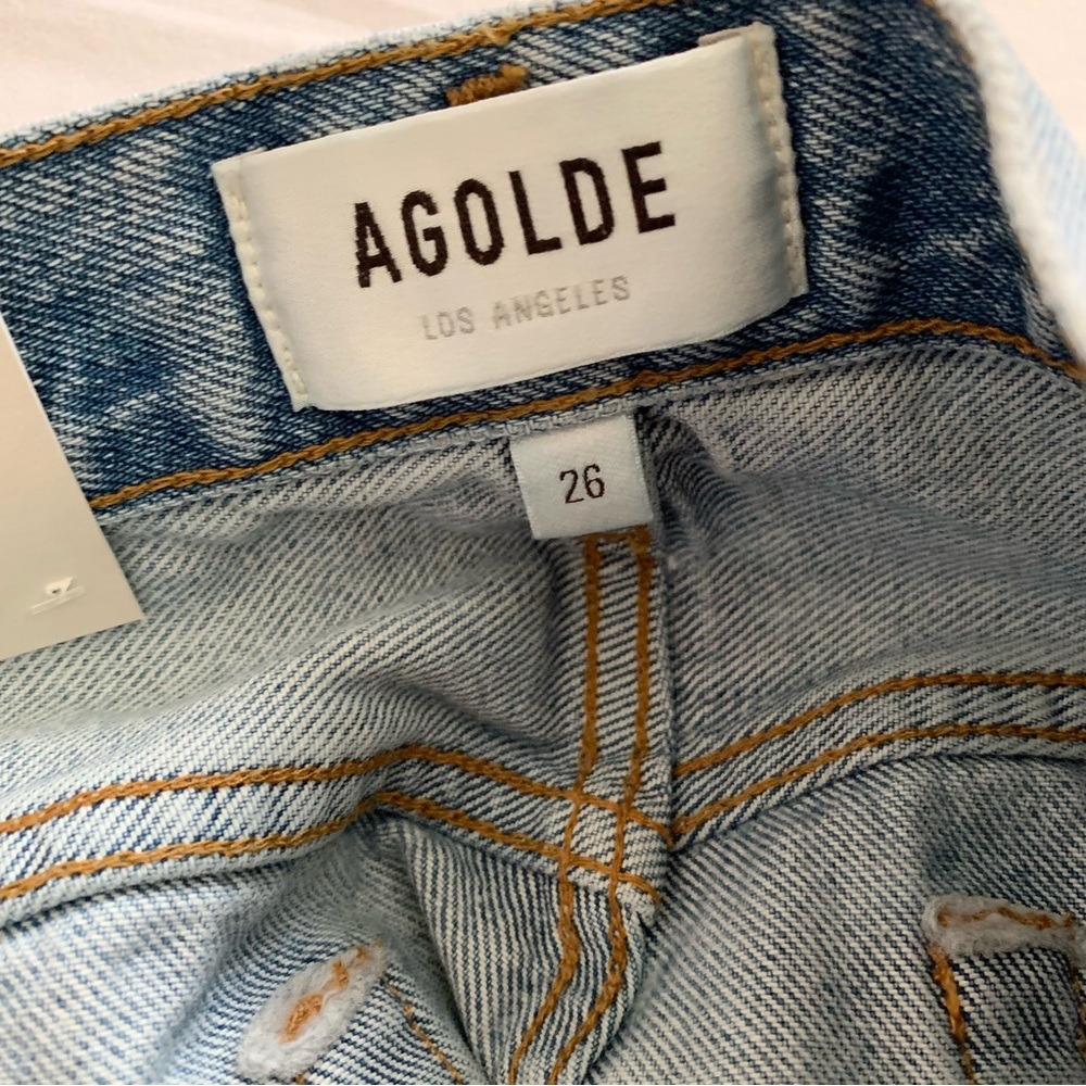 🌜NEW AGOLDE Parker Vintage Cut Off Short in Encore - Picture 7 of 9